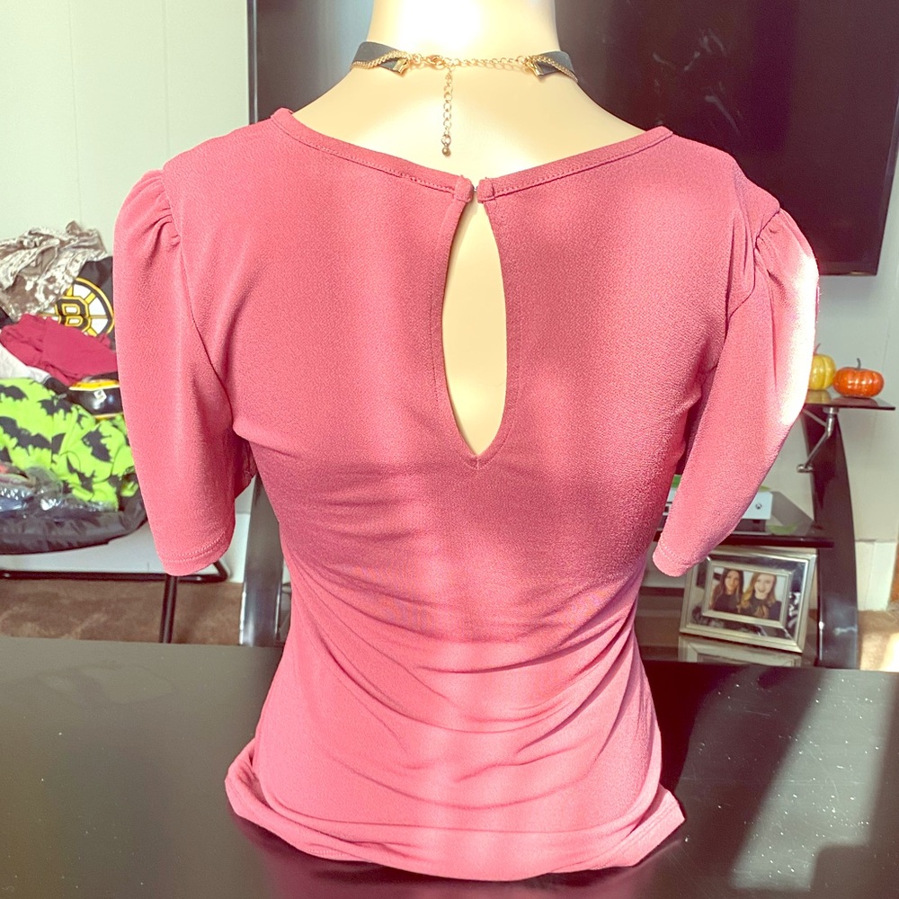 Express puff sleeve top. Like new.